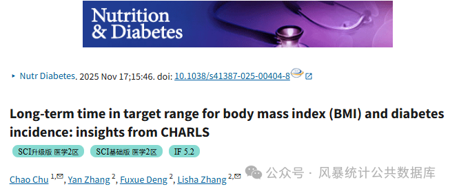 肥胖领域又来了位中国大佬！这个高分新思路真是第一次见